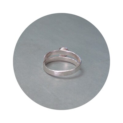 Kyanite Ring In Sterling Silver, Adjustable Band - image3